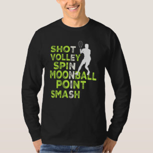 Tennisvoorwaarden voor tenniskampioenen t-shirt