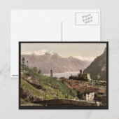 Tenno en Mont Baldo, Garda, het meer van Italië, k Briefkaart (Voorkant / Achterkant)