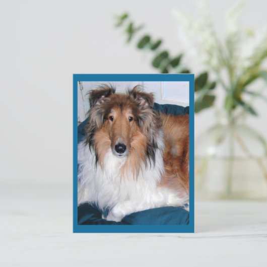 Tennyson-A collie Briefkaart (Staand voorkant)