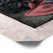 Tennyson "Lady of Shalott" Victoriaans artikel 16  Poster (Hoek)