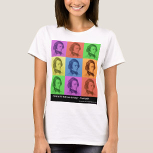 Tennyson "Liefde duurt lang" Citaat PopArt Cadeaus T-shirt