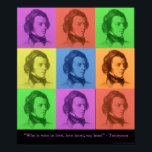 Tennyson "Love is Long" Pop Art Canvas print<br><div class="desc">Je bekijkt een canvasafdruk van Lord Tennyson door Rick London en laat die Amuse zien. Het bevat een van zijn beroemdste citaten: "Korte woorden zijn leven, maar liefde is lang". We geloven dat je van je schoenen zult houden... dat Amuse canvas print... zo veel dat wij de garantie geven dat...</div>