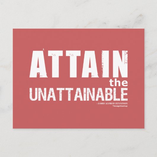 Tennyson Quote Briefkaart (Voorkant)