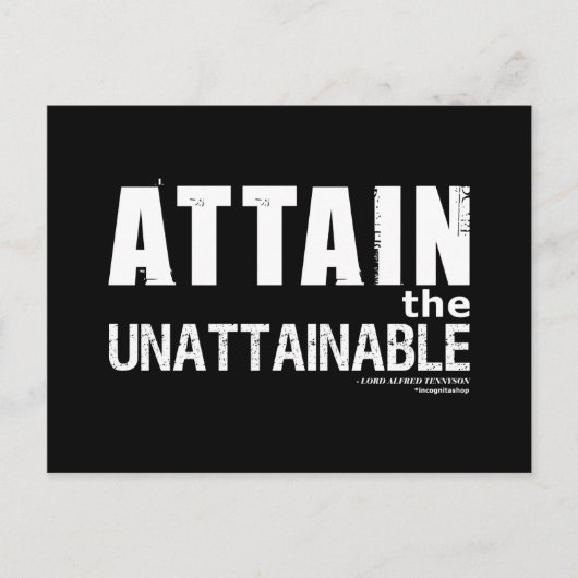 Tennyson Quote Briefkaart (Voorkant)