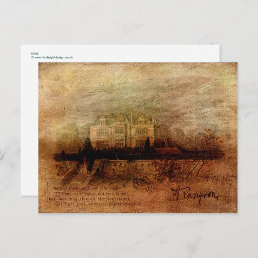 Tennyson's Manor Briefkaart (Voorkant / Achterkant)