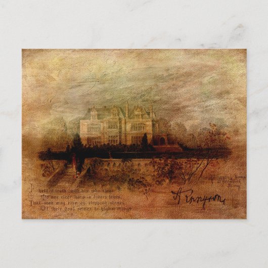 Tennyson's Manor Briefkaart (Voorkant)