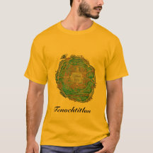 Tenochtitlan kaart Shirt