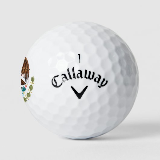 Tenochtitlan Mexicaanse wapenstilstand Golf Balls Golfballen (Logo)