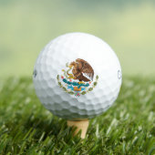 Tenochtitlan Mexicaanse wapenstilstand Golf Balls Golfballen (Insitu Shirt)