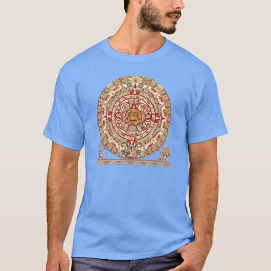 Tenochtitlan Sun Stone T-shirt (Voorkant)