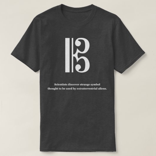 Tenor Clef T-shirt (Design voorkant)