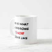 tenor, geweldig koffiemok (Voorkant links)