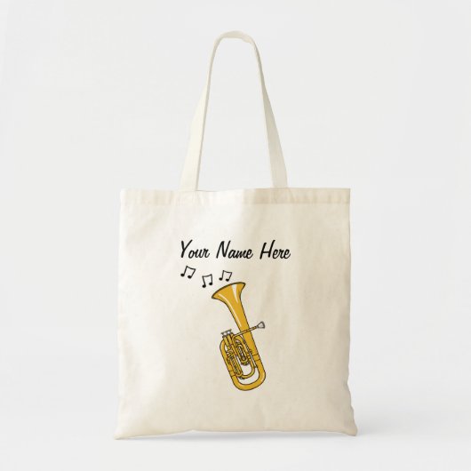 Tenor Horn Custom Canvas tas Messing Muzikant Gift (Voorkant)