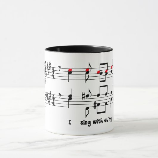 Tenor Label "I sing with ev ry one" Mok (Midden)