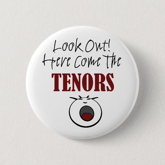 Tenor Ronde Button 5,7 Cm (Voorkant)
