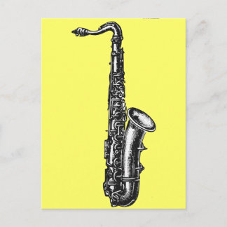 Tenor Saxophone Briefkaart
