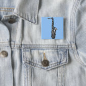 Tenor Saxophone Vierkante Button 5,1 Cm (In situ)