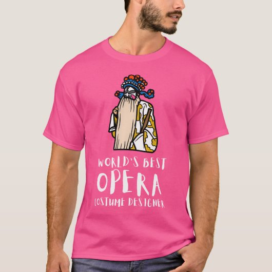 Tenor Singer Choir Vocalist Theater Student Opera T-shirt (Voorkant)