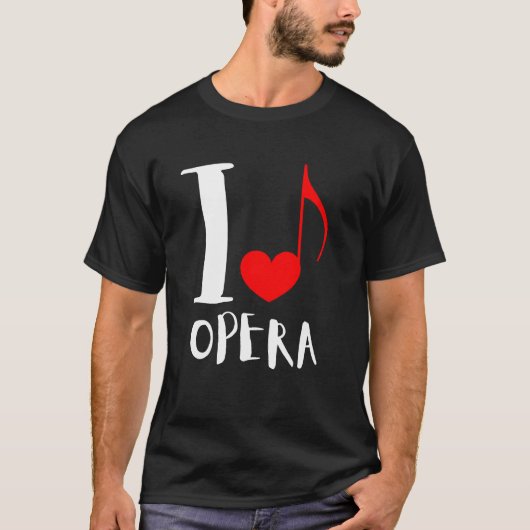 Tenor Singer Choir Vocalistheatre Student Opera gi T-shirt (Voorkant)