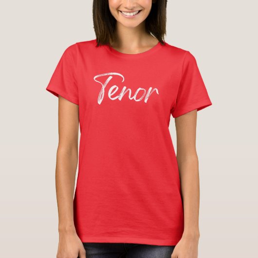 Tenor T-Shirt (Voorkant)