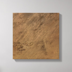 Tenoumer Crater in Mauritanië Canvas Afdruk