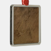 Tenoumer Crater in Mauritanië Metalen Ornament (Rechts)