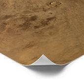 Tenoumer Crater in Mauritanië Poster (Hoek)