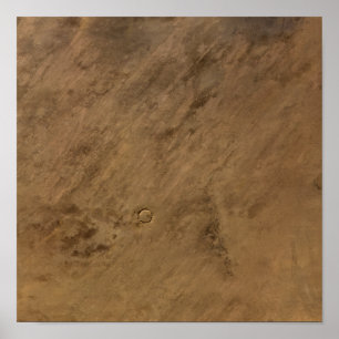 Tenoumer Crater in Mauritanië Poster