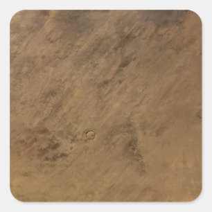 Tenoumer Crater in Mauritanië Vierkante Sticker