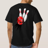 Tenpin Bowling Strike. T-shirt (Achterkant)