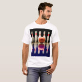 Tenpin Bowling Strike. T-shirt (Voorkant volledig)