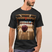 Tenpin Bowling Strike. T-shirt (Voorkant)
