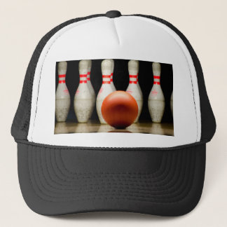 Tenpin Bowling Strike. Trucker Pet