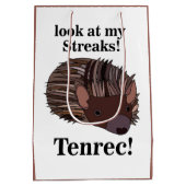 Tenrec Animal Funny Medium Cadeauzakje (Achterkant)