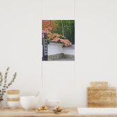 Tenryuji-tempel noordelijke ingang poster (Keuken)