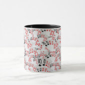 Tens, pokerkaarten, zwarte Combo Coffee-Mok Mok (Midden)