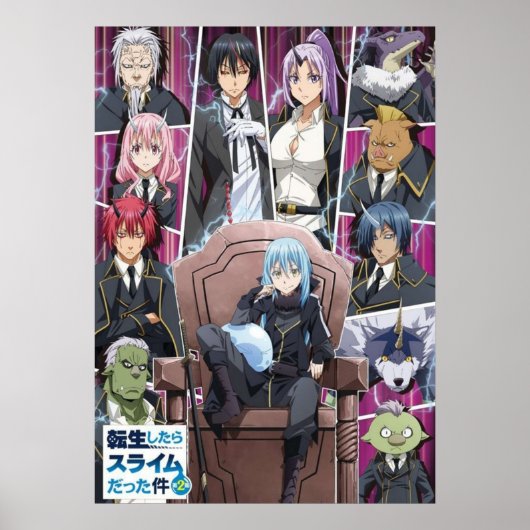 Tensei Shitara Slime Datta Ken 2nd Season Poster (Voorkant)