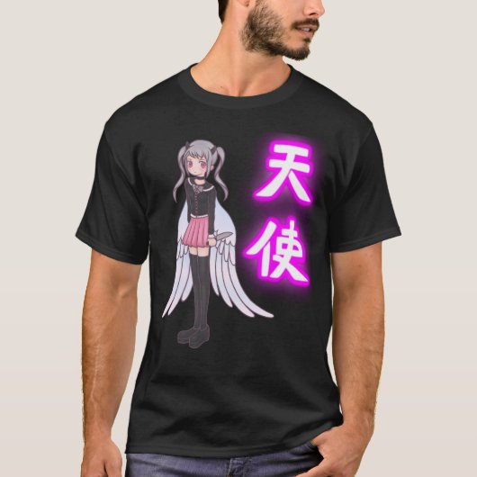 TENSHI Angel Anime Jiraikei T-shirt (Voorkant)