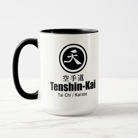Tenshin-Kai Karate Logo Coffee Mok (Links)
