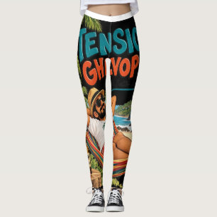 Tension Ghevop Na — Het leven is beter in Goa Leggings