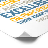 Tenslotte broers en zussen, Filippijnen 4:8 Poster (Hoek)