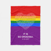 Tenslotte Equal Fleece Blanket (Voorkant)