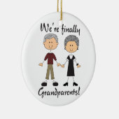 Tenslotte grootouders keramisch ornament (Rechts)