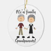 Tenslotte grootouders keramisch ornament (Links)