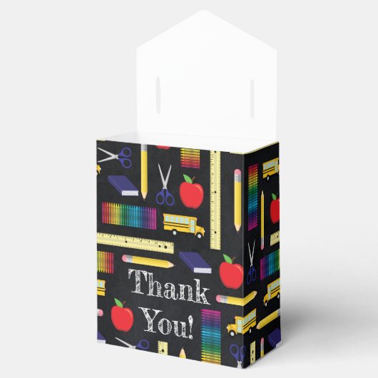 Tent Afstuderen leerlingenonderwijs Bedankdoosjes (Geopend)