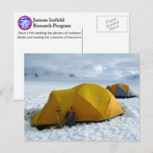 Tent Camping on the Juneau Icefield, Alaska Briefkaart (Voorkant / Achterkant)