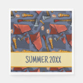 Tent Camping Papier servet (Voorkant)