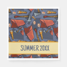 Tent Camping Papier servet