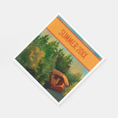 Tent Camping Picnic Vibes Servet (Hoek)