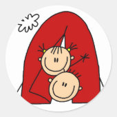 Tent Camping Sticker (Voorkant)